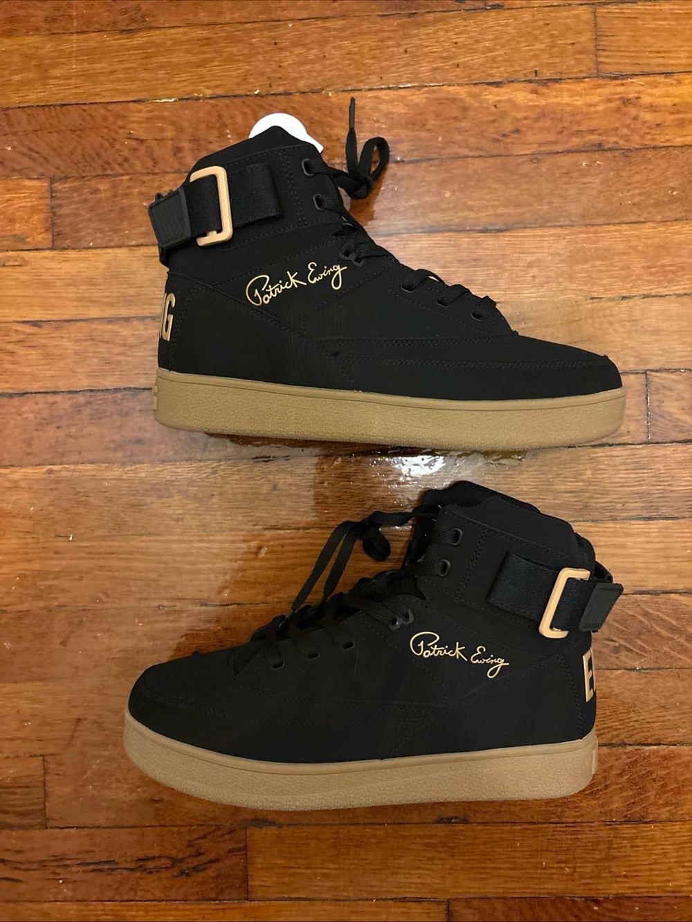 Men’s Patrick Ewing athletics rebound high top suede sneakers size 10